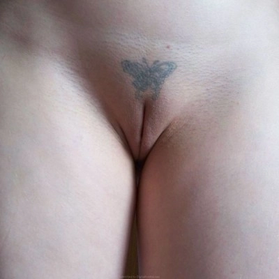 Photo album: Beautiful butterfly tattooed pussy