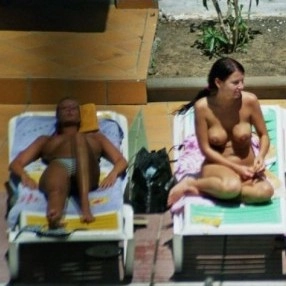 Photo album: Beautiful boobs sunbathing