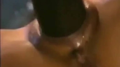 Big black dick fucks close up